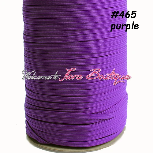 

(465 Purple) Best selling Skinny Elastic ribbon for hair elastic band
