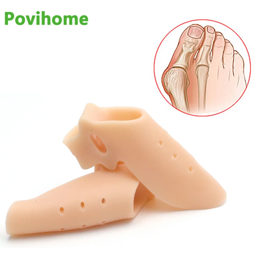 

2Pc Genuine New Special Hallux Valgus Bicyclic Thumb Orthopedic Braces to Correct Orthotics Daily Silicone Toe Big Bone Z2410101