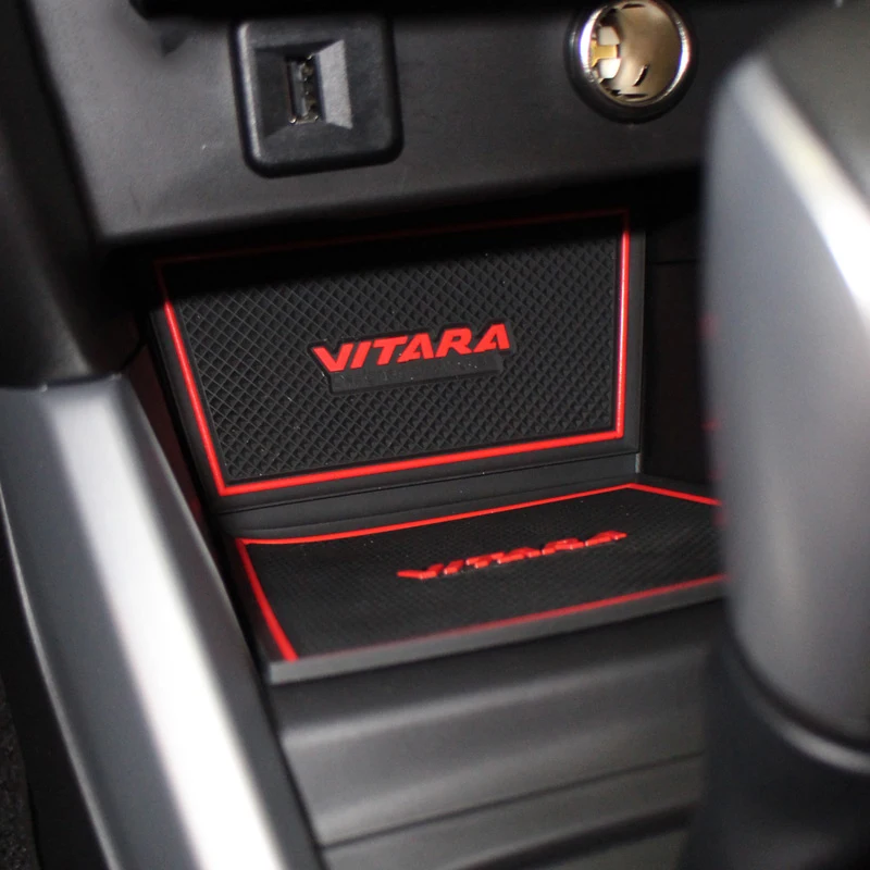 Prix pour Voiture-Style Latex Voiture-Couvre Non-Slip Autocollant Intérieur Porte Pad Tasse Couverture Porte Fente Tapis Décoration pour Suzuki VITARA 2016 Prix pour Voiture-Style Latex Voiture-Couvre Non-Slip Autocollant Intérieur Porte Pad Tasse Couverture Porte Fente Tapis Décoration pour Suzuki VITARA 2016
