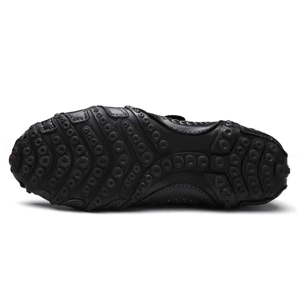 Men's Casual Shoes Hot Sale Lace-Up Male Adult Genuine Leather Autumn Winter Walking Driver Quality Footwear Zapatos Sapato 2019