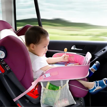 

JOORMOM Car Safety seat dining plate multifunctional baby eating draw Table Waterproof Baby Stroller portable Cartoon Table Tray