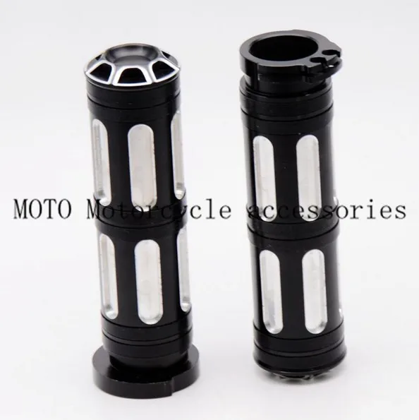 Край Cut мотоцикла Руль ручками черный для Harley Sportster XL 883 1200 Softail Dyna Fatboy Touring FLHT V- rod VRSCD