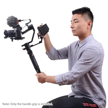 

Aluminium Alloy Versatile Handle Grip Neck Ring Clamp Bracket with 1/4 & 3/8 Inch Screw Hole only 380g for Zhiyun Crane 2
