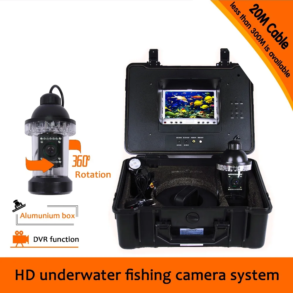 (1 комплект) 20 м кабель панорамирование Камера система DVR Функция Подводная охота Камера 360 градусов вращения Камера 8 г подарочная карта