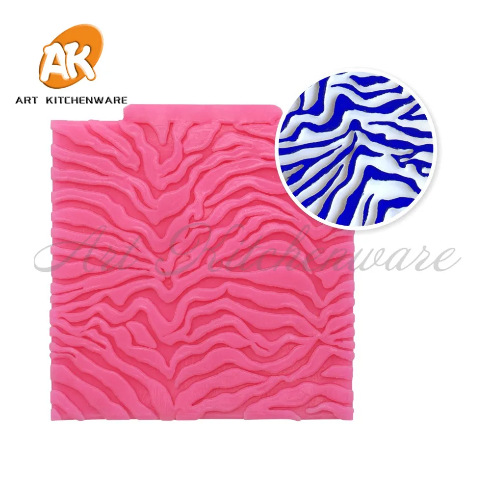 

Zebra Silicone Cake Molds Cake Tools Cupcake Decorations Baking & Pastry Tool Fondant Molds Quilt Embosser Lace Mat Cake Stencil