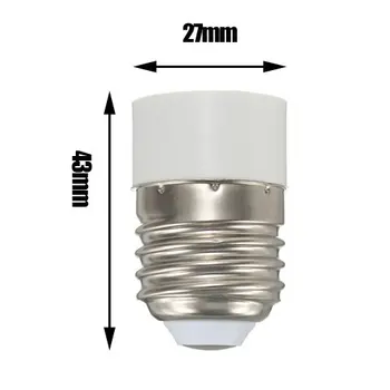 

High Quality 4x E27 to GU10 LED light socket adapter socket adapter lamp bulb Converter White