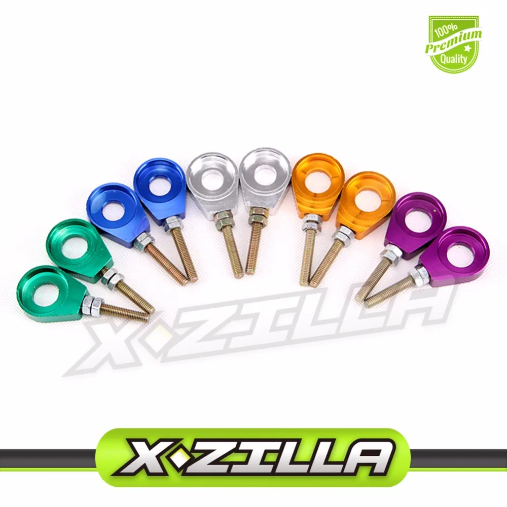 Chain Adjuster 12MM Aluminum System Fit Dirt Bike Pit Bike Parts