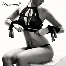 Missomo Porno Lace Mesh Women Bra Sexy VS BH Bralet Modis Push Up See Through Bralette Plus Size Backless Cup Brassiere Lingerie see through mesh lace backless teddy