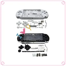 Полный корпус оболочки лицевой панели Чехол Запчасти Замена для sony psp 2000 консоли