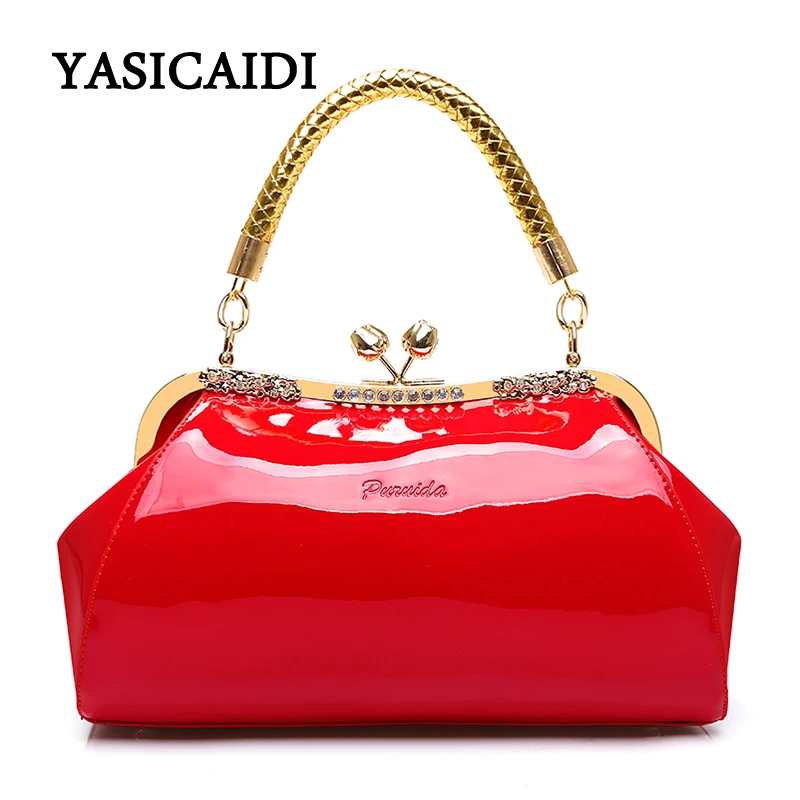 Fashion Women Shoulder Bag High Quality Female Bag Large Capacity Patent Leather Women Handbags Designer Diamonds Ladies Bags