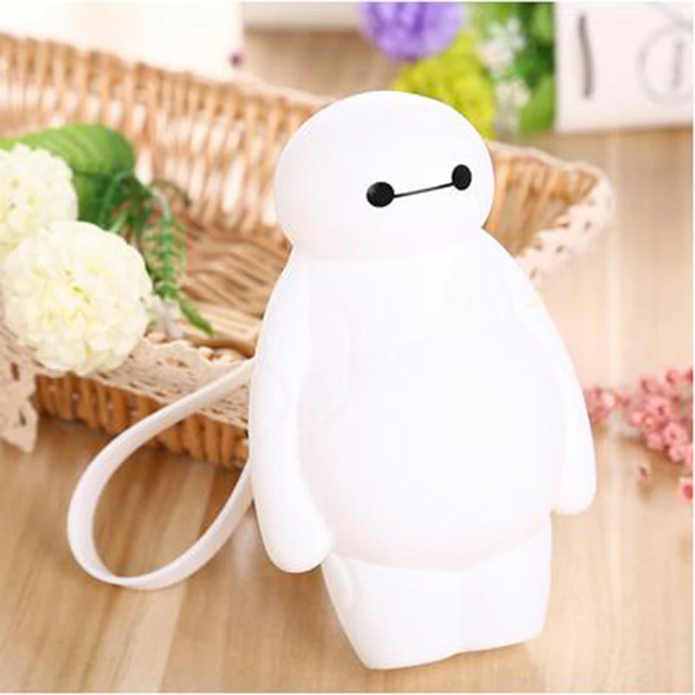 Силиконовые Большой Герой 6 Baymax кавайные пеналы Multi функциональная Канцелярия