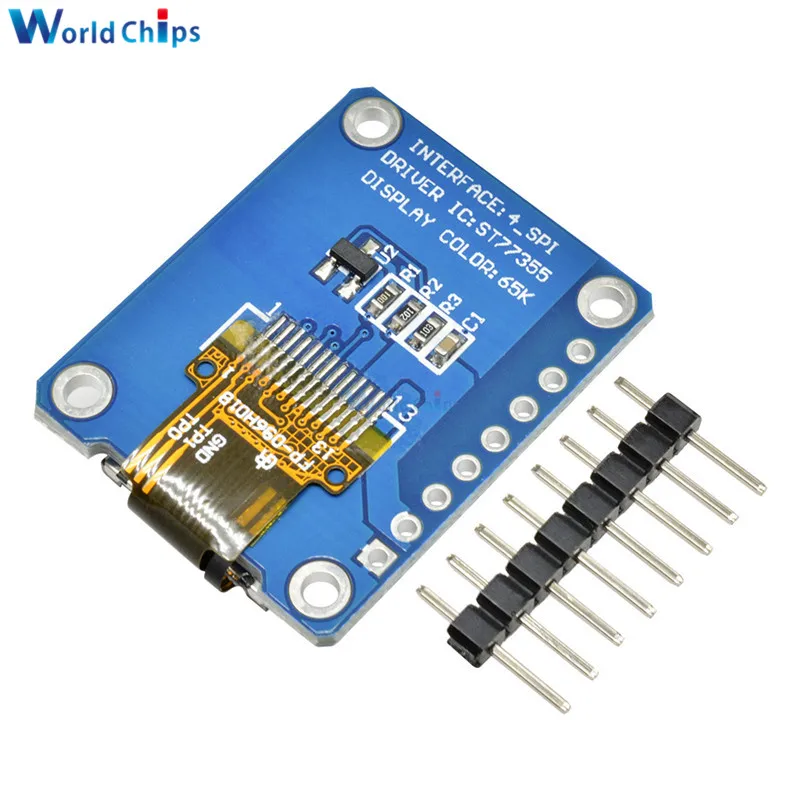 Ips 0,96 дюймов 8 Pin SPI HD 65K полноцветный TFT Модуль ST7735 Привод IC 80*160 ЖК-дисплей 3,3 В SPI интерфейс для Arduino DIY