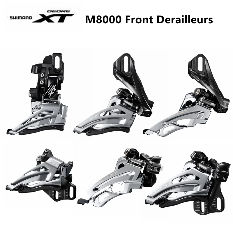 SHIMANO DEORE XT FD M8000 M8020 M8025 H E F L 2 s/3 S передние Переключатели горный велосипед Запчасти