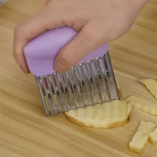 Фри резак, нержавеющая сталь картофельные чипсы, делая Овощечистка вырезать овощей Кухонные ножи фрукты инструмент ножи аксессуары поставк