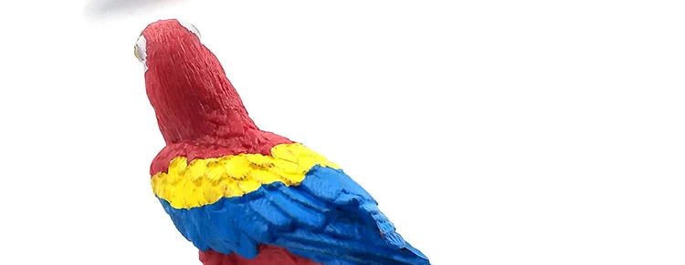 Имитация мини-попугая птица фигурка животного модель Фигурка домашний декор миниатюрное украшение для сада в виде Феи аксессуары современная статуя