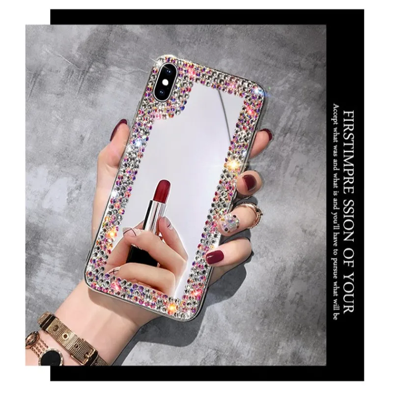 Чехол со стразами для Samsung A50 A70 A720 J8 S9 S8 S10 plus J730 A6 Plus S7 J5 J7 Prime s7edge A520 G530 чехол из