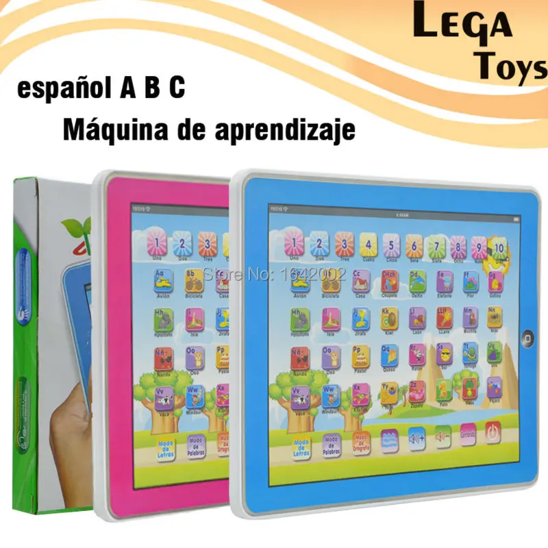 Alfabeto Spagnolo Tablet Per Bambini Punto Di Lettura Tocco Consente Laptop Compluter Giocattoli Educativi Playmobel Dettagli Per I Regali Dei Bambini Children Tablet Touch Toyreading Toys Aliexpress