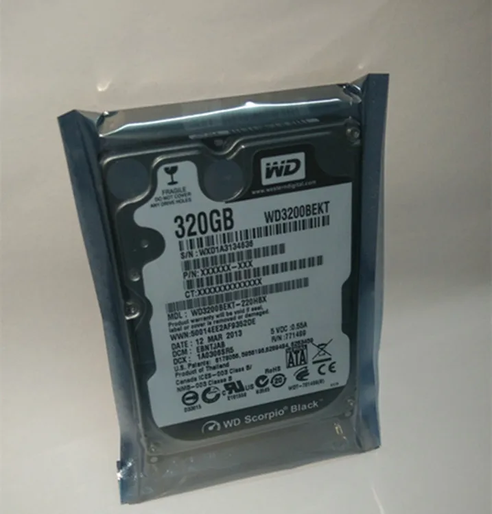 Новый 2.5 &quot320 ГБ SATA 16 МБ 7200 ОБ./МИН. WD3200BEKT Высокоскоростной Жесткий Диск с