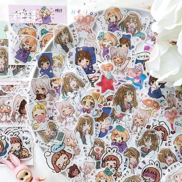 

We Are Young Girls Decorative Washi Stickers Scrapbooking Stick Label Diary Stationery Album Stickers