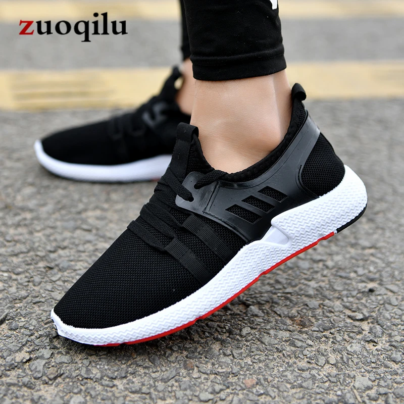 2019 New Mesh Men Casual Shoes Lac-up Men Shoes Lightweight Comfortable Breathable Black Sneakers Men Tenis Feminino Zapatos