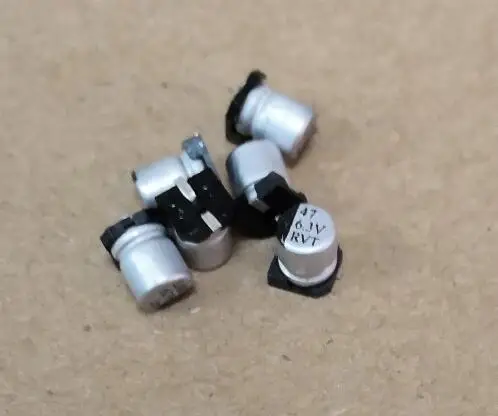 50 шт. 6 3 V 47 uF 4MMX5MM SMD чип алюминиевый электролитический конденсатор 4*5 мм |