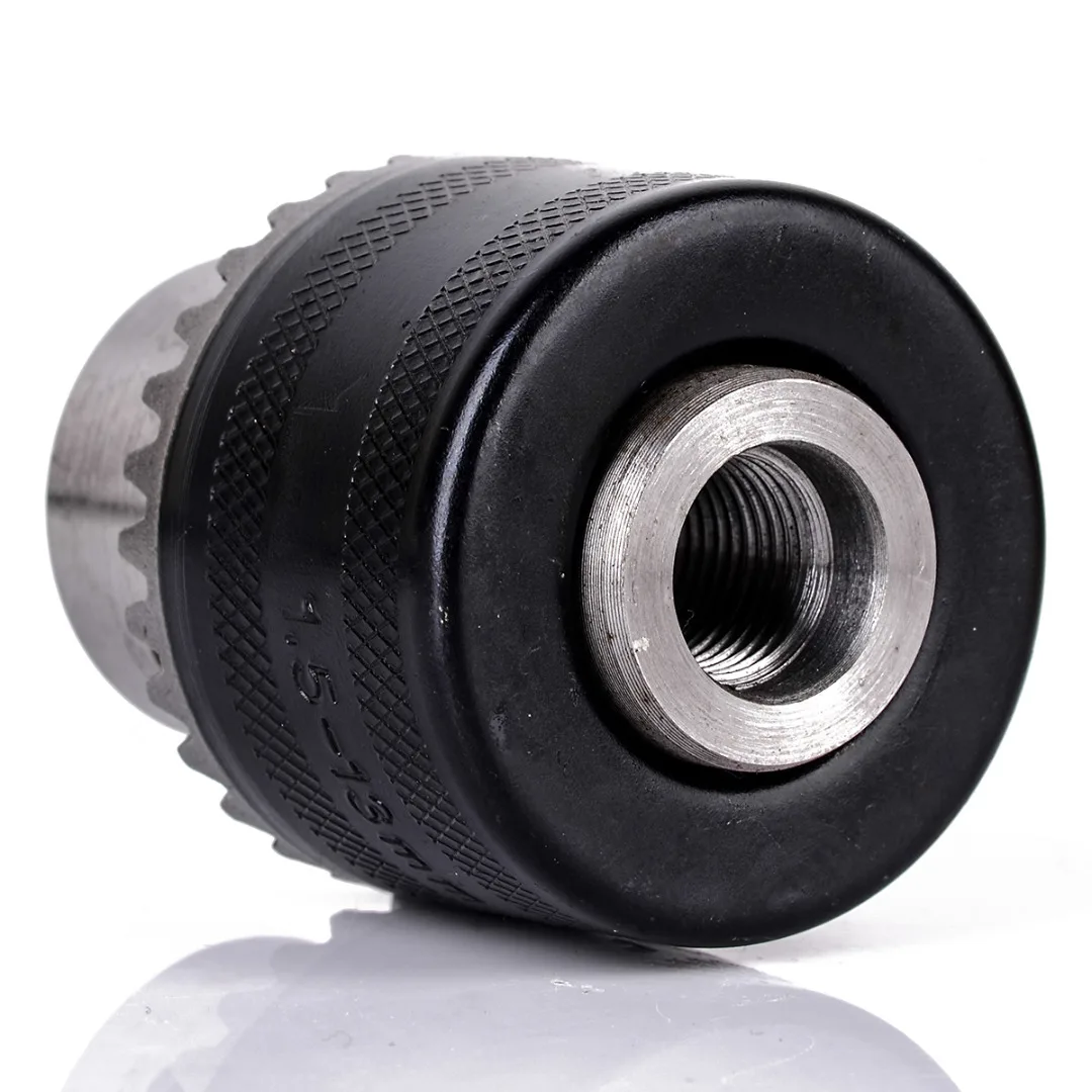 New Metal Rotary Hammer Drill Chuck Adapter 1.5-13mm 1/2 inch - 20UNF High Precision Thread With SDS Plus + Key Kit