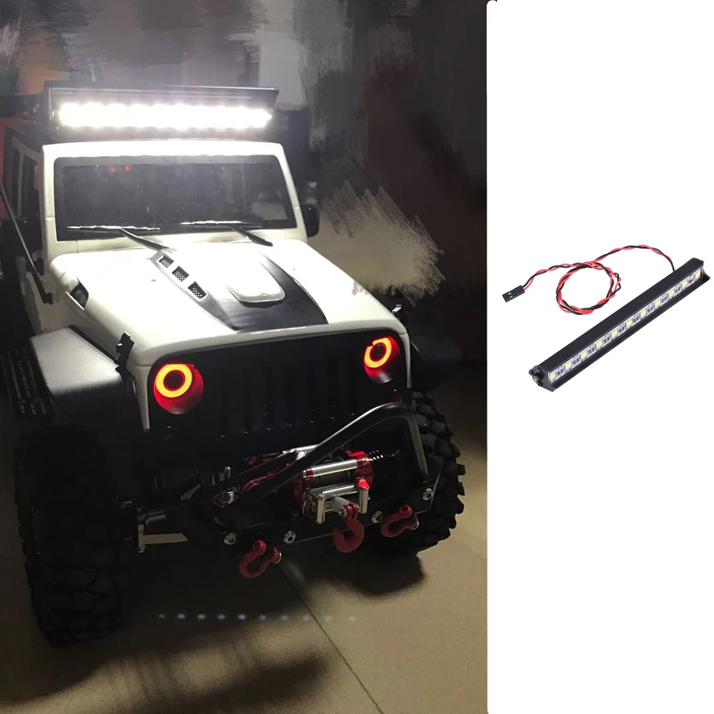RC Car Roof LED Light Bar 11 LED Light Bar Bright Lamp RC Accessories for 1/10 RC Crawler Truck Remote Control Parts