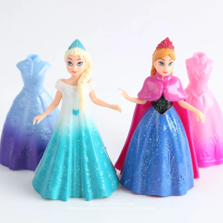 Disney Frozen Princess Elsa Anna 12cm 4pcs/set Action Figure Model Anime Mini Decoration PVC Collection Figurine Toys model gift Disney Frozen Princess Elsa Anna 12cm 4pcs/set Action Figure Model Anime Mini Decoration PVC Collection Figurine Toys model gift