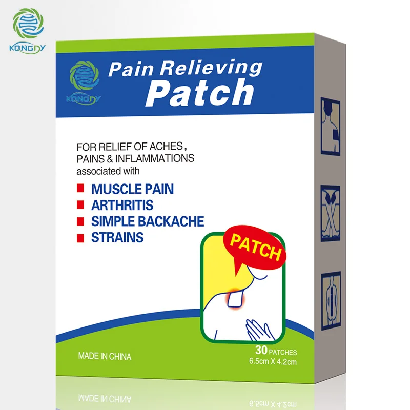 KONGDY Health Care Chinese Menthol Pain Relieving Patch 30Patches/Box