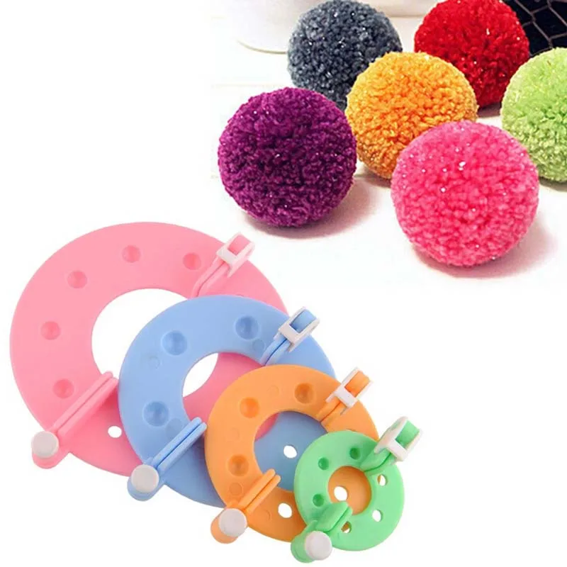 Pom pom maker Инструменты для вязания appareil bommel помпоны производитель Клевер пух шар ткацкая игла ремесло искусство инструменты для рукоделия