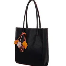 Кожаные сумки большие женские сумки качественные повседневные роскошные женские сумки цветные конфеты цветы сумка-мешок, сумка через плечо женские большие Bolsos# ZX