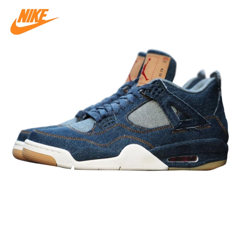 Buy Nike Levi X Air Jordan 4 Men Basketball Shoes, Dark Blue,  Shock-absorbing Breathable Non-slip Wear Resistant AO2571 401 Online at  Lowest Price in Ubuy Jordan. 32887664854