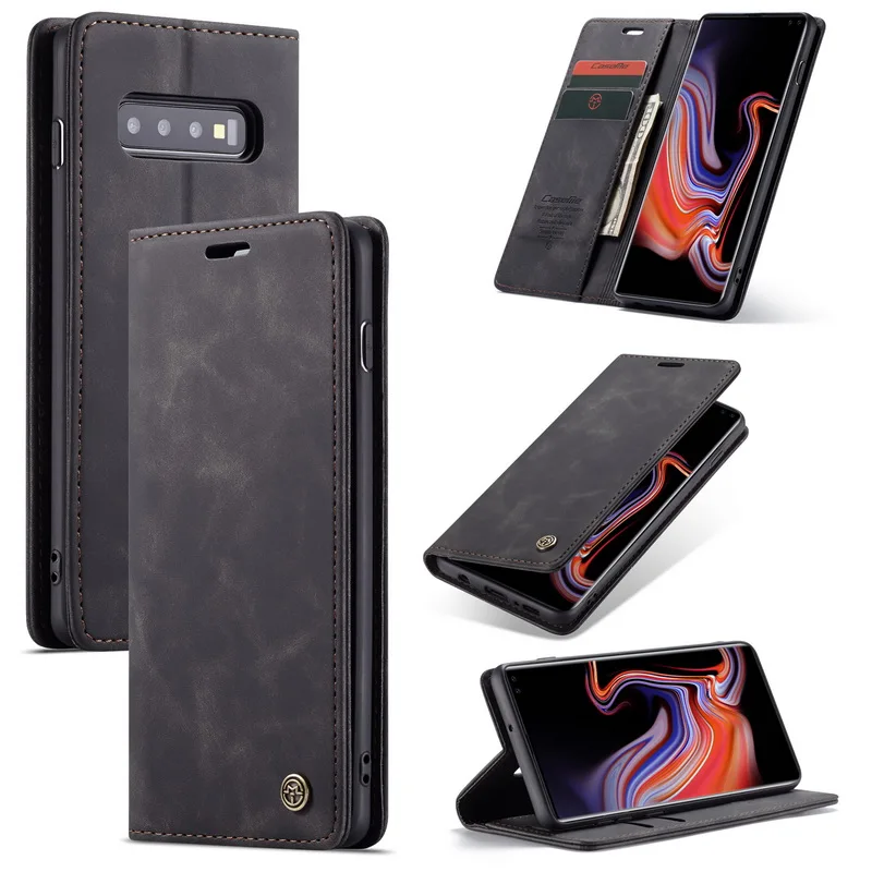 

Magnetic Leather Flip Wallet Case For Samsung Galaxy S8 S9 Plus S10 5G S10e S7 Edge A50 A70 A40 A30 A20 A10 M10 M20 Capa Fundas
