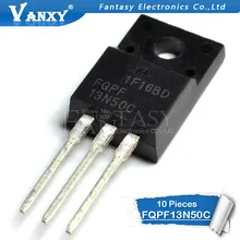 10 шт. FQPF13N50C TO-220F 13N50C TO220F FQPF13N50-220 ЖК-дисплей