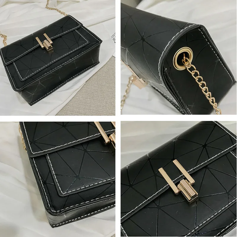  Women Shoulder Bags 2019 summer new Korean version of the Messenger bag handbag chain wild crack pr - 33032785108