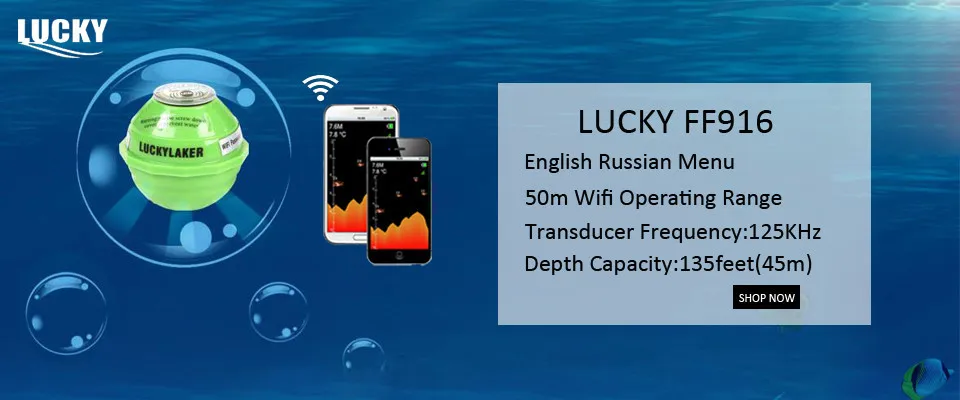 LUCKY Двухчастотный Boat Fishfinder Рыбоискатели Эхолот 328ft/100м Глубины Воды Эхолот сонара FF918-C100DS