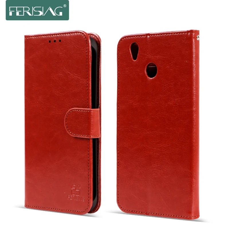 

For Oukitel U7 Plus Case Flip Leather Cover for Oukitel U7 Vintage Retro Wallet With Card Slot Fundas Phone Cases FERISING P007