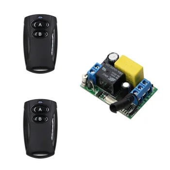

Best Price Offer for AC 220V 10A 1 Channel Wireless Electric Garage Door Window Remote Control Receiver & Black Transmitter