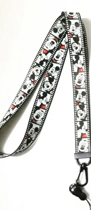 

new 1pcs Popular cartoon movie mickey Key Lanyard Badge ID Cards Holders Neck Straps with Keyring Gifts Party Favors