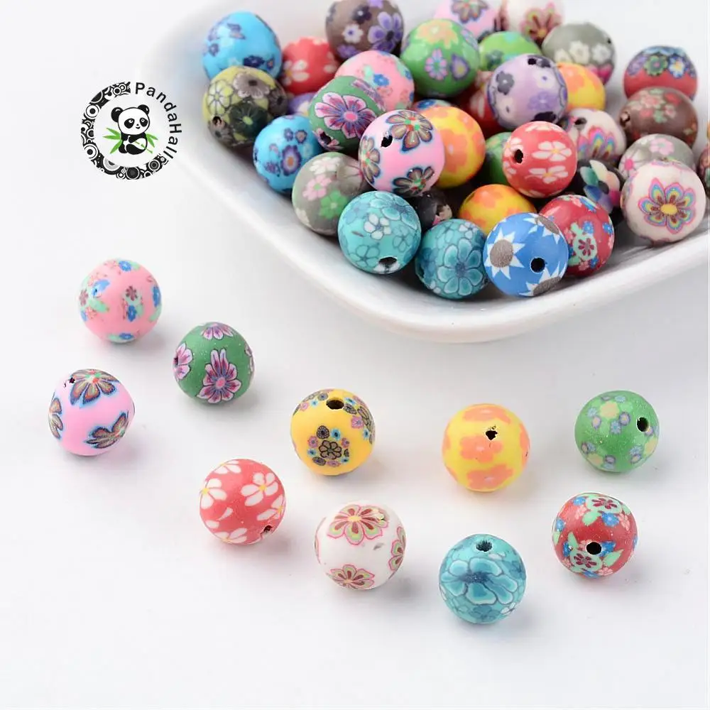 50 12mm Off White Hand Made Wooden Beads with Drilled Hole
