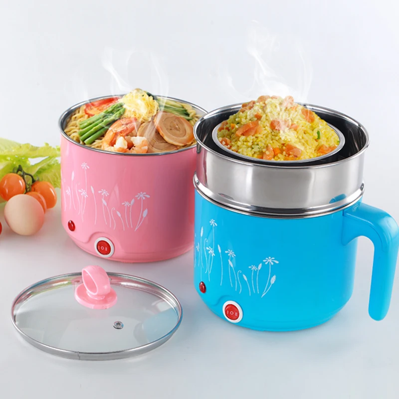 

Multifunctional Electric Cooker Electric Boiler Dormitory Small Cup Porridge Pot Noodle Small Power Hot pot