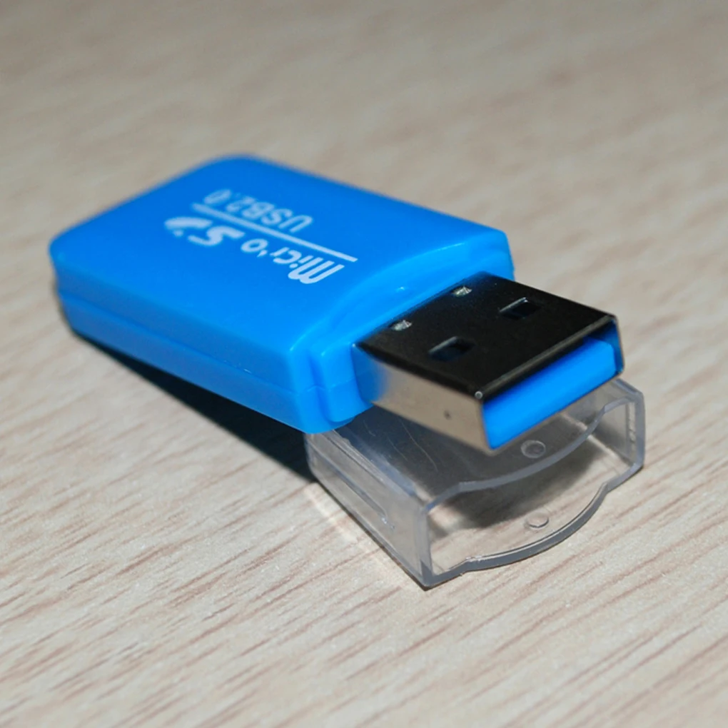Портативный цветной высокоскоростной USB 2,0 Micro SD T-Flash TF устройство для чтения карт памяти Microsd Transflash на USB флэш-накопитель адаптер