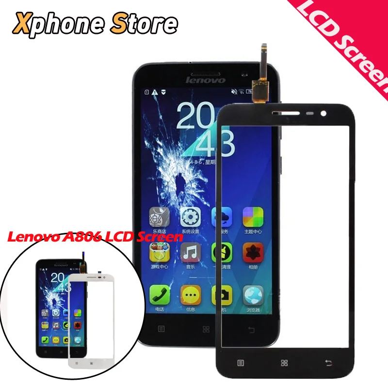

iPartsBuy LCD Touch Screen Display Replacement for Lenovo A8 / A806 / A808T 5.0 inch IPS Screen 1280x720 Pixels