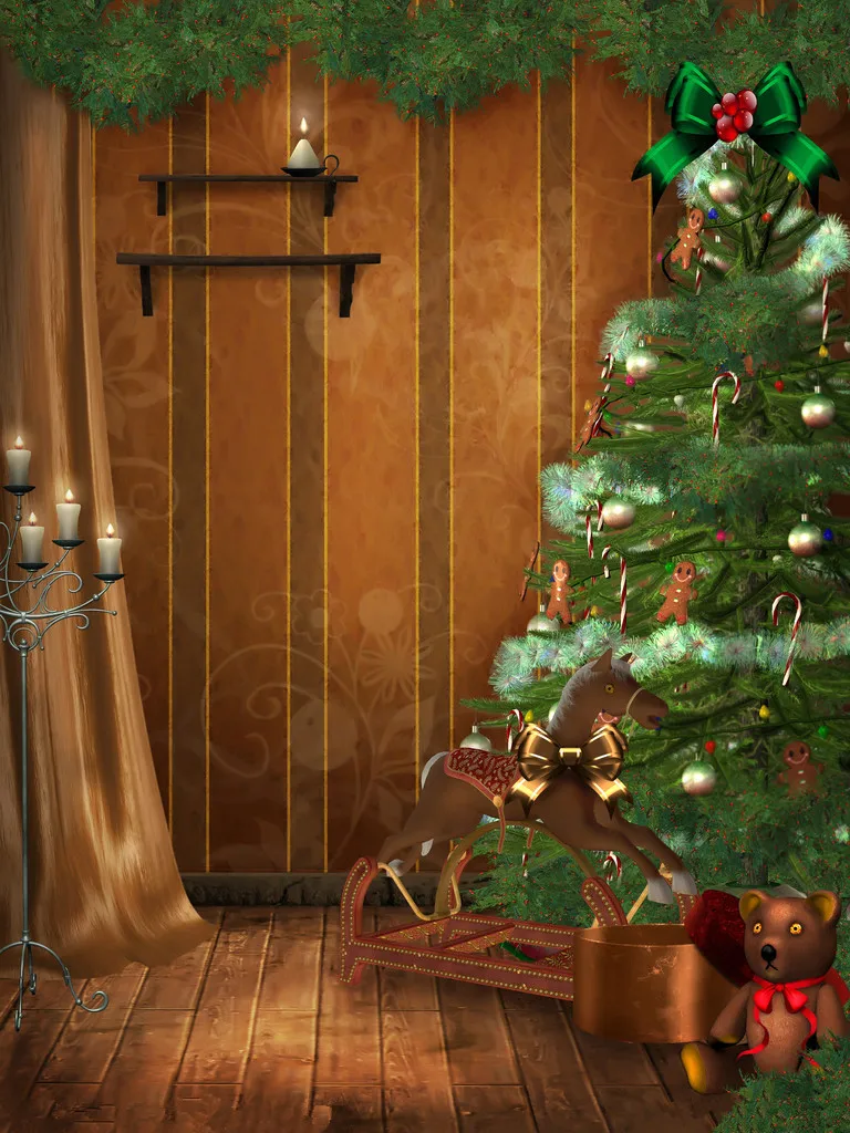 

Fairy tale theme Vinyl Custom Photography Backdrop Prop Photo Studio Backgrounds TH05