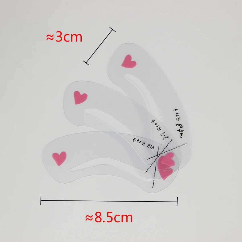 3 шт. многоразовые для бровей Уход Трафарет для бровей рисунок шаблон для макияжа глаз Советы Макияж инструмент DIY Красота бровей Shadow Shaper Kit наборы