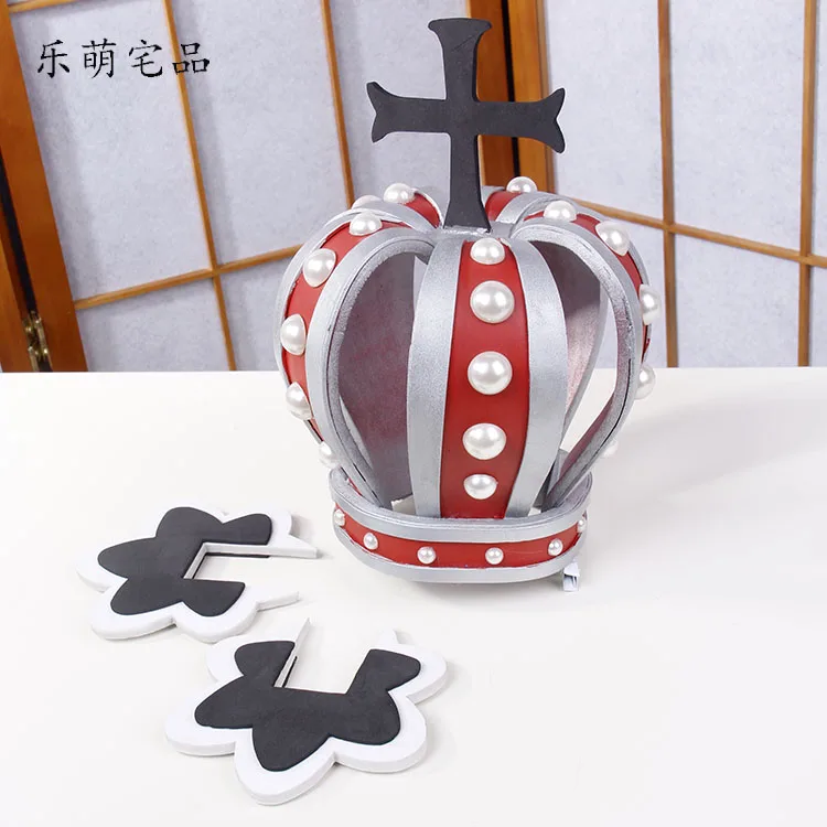 

Anime Cosplay One Piece Props Crown Perona Ghost princess Hat Caps