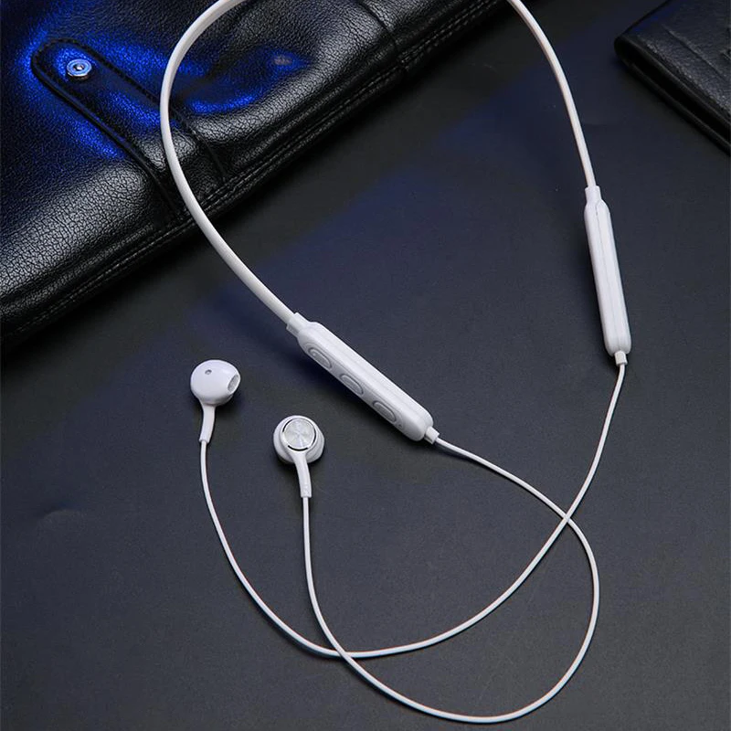 Новые беспроводные Bluetooth наушники Магнитная стерео Спортивная гарнитура IPX7 водонепроницаемые беспроводные наушники с микрофоном для смартфонов