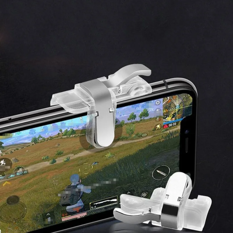 Goede Universele Gamepad Mobiele Trigger Controle Mobiele Telefoon Gamepad Controller Fire L1R1 Gaming Shooter voor Iphone Android Joystick nieuwe