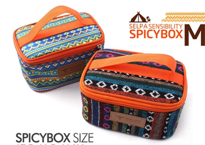 Контейнер для хранения приправ, Набор сумок, Национальный Ветер, для ...