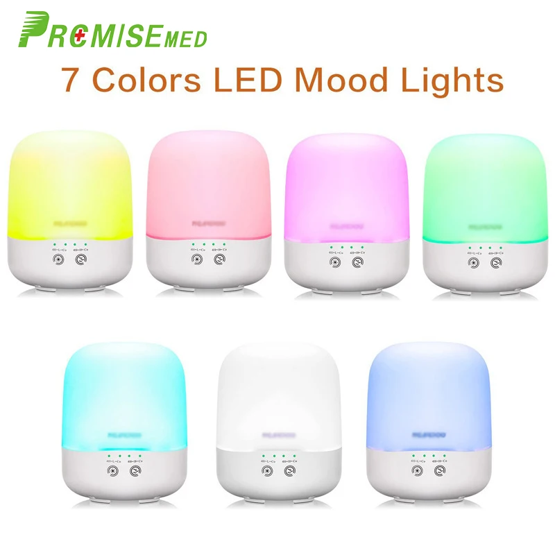 

PRCMISEMED USB 500ML aromatherapy air diffuser ultrasonic air humidifier mute design essential oil cold fogger car officehome